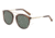 Davidoff 97209 Sunglasses, Brown Frame, Green Polarized Lens, Polarized, 97209-6397