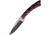 Dawson Knives Angler Specter Knife, 3 Specter finish CPM-3V carbon steel blade, Black and red sculpted G10 handle, DW02640