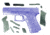 Decal Grip Enhancer For Fits Glock 19 w/Finger Grooves G19FG
