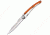Deejo Linerlock Orange 27Gram Knife DEE9AP005