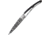 Deejo Tattoo Linerlock 37g Aztec Sun Folding Knife, 3.75 satin finish Z40C13 stainless blade, Ebony wood handle, 1CB000073