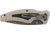 Defcon 5 Bravo Tactical Folding Knife, 3.14in, SS 8Cr13MOV, SS Blade w/ Ti Coating, GFN Handle w/ Carbon Fiber, Tan, D5-K002