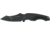 Defcon 5 Kilo Tactical Folding Knife, 3.54in, SS 8Cr13MOV, SS PTFE Coated Blade, G10 Handle w/ Carbon Fiber Insert, Black, D5-K011