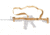 Defcon 5 Three Point Tactical Assault Sling, Tan, Large, D5-AS53 T