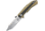 Defcon Atlas Framelock Folding Knife, Gold, Gold titanium handle with carbon fiber inlay, TF 5344-2