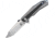 Defcon Atlas Framelock Folding Knife, Gray, Gray titanium handle with carbon fiber inlay, TF 5344