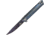 Defcon Draco Framelock LE Folding Knife, Blue striped anodized titanium handle, TF 4100