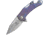 Defcon Rhino Framelock Folding Knife, Purple anodized titanium handle, TF 9315-1
