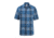 Demo,Woolrich Men's Keep It Moving Short Sleeve Classic Shirt, Mountain Blue, L, 6386-MOL-DEMO