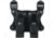 DeSantis Double Magazine Pouch for Shoulder Rigs, Single Stack 10mm/45cal, Ambidextrous, Plain, Black, A24BJLLZ0