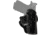 DeSantis Mini Scabbard Leather Belt Holster, H&amp;K CC9 With Or Without Red Dot Sight, Left, Black, 019BB7ZZ0