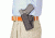 DeSantis Nylon Mini Scabbard Belt Holster for Glock 26, Black, Left Hand M67BBE1Z0
