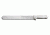 Dexter Outdoors Sani-Safe 12in Dexsteel Blade Scalloped Steaking Knife, White Handle, S140-12SC-PCP