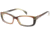 Diva 5372 Eyeglasses - Brown-Cream Horn Frame w/ Clear Lenses 5372-728