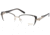 Diva 5434 Eyeglass Frames, Female,, Black-Gold Snake Frame, 52-15-130 5434-7GT