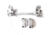 DNZ Products Game Reaper Scope Mount - Browning A Bolt Super Short Action, Medium Ring, 1 in Tube, Silver, 63500