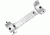 DNZ Products Game Reaper Scope Mount - Ruger 10/22, Medium Ring, 1 in Tube, Silver, 11083