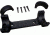 DNZ Products Game Reaper Scope Mount - Savage Flat Back Receiver, Low Ring, Left Hand, 1 in Tube, Black Matte, 22200