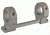 DNZ Products Game Reaper Scope Mount - Browning X Bolt Short Action, High Ring, 1 in Tube, Silver, 82500s