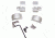 DNZ Products Hunt Masters Two Piece Mounts - Marlin XL7/XS7/Winchester 70, High Ring, 1 in Tube, 4 Screws, Silver, 2W71THS