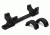 DNZ Products Game Reaper Scope Mount - Savage All Round Receiver Short Action, High Ring, 0 MOA, Right Hand, 1 in Tube, Black Matte, 16200