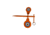 Do All Outdoors Double Tree Spinner, Orange, 0.177, TSPGD