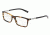 Dolce&amp;Gabbana BASALTO COLLECTION DG3211 Single Vision Prescription Eyeglasses 2673-53 - Matte Striped Brown Frame