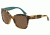 Dolce&amp;Gabbana CONTEMPORARY DG4240 Single Vision Prescription Sunglasses DG4240-289173-54 - Lens Diameter 54 mm, Frame Color Top Havana On Petroleum