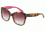 Dolce&amp;Gabbana CONTEMPORARY DG4240 Single Vision Prescription Sunglasses DG4240-28928H-54 - Lens Diameter 54 mm, Frame Color Top Havana On Cyclamen