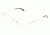 Dolce&amp;Gabbana DG1208 Bifocal Eyeglasses - Pale Gold Demo Lens Frame / 52 mm Prescription Lenses, 466-5217