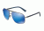 Dolce&amp;Gabbana DG2154 Sunglasses 126225-61 - Gunmetal Rubber Frame, Green Mirror Light Blue Lenses