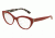 Dolce&amp;Gabbana DG3246F Progressive Prescription Eyeglasses 3020-53 - Top Red/rose Print Frame