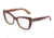 Dolce&amp;Gabbana DG3308 Progressive Prescription Eyeglasses, 51mm, Bordeaux On Damascus Glitter, DG3308-3205-51-PRO