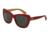 Dolce&amp;Gabbana DG4260 Single Vision Prescription Sunglasses DG4260-296887-54 - Lens Diameter 54 mm, Frame Color Top Red On Gold