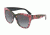 Dolce&amp;Gabbana DG4270F Single Vision Prescription Sunglasses DG4270F-31278G-55 - Lens Diameter 55 mm, Frame Color Print Rose On Black