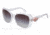 Dolce&amp;Gabbana FLOWERS DG4184 Sunglasses 656/8G-57 - Crystal Frame, Gray Gradient Lenses