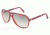 Dolce&amp;Gabbana SMALL SICILIAN HINGE DG4196 Sunglasses 550/32-61 - Matte Red Frame, crystal grey gradient Lenses