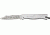 Douk-Douk Folder Silver Folding Knife, 3.125in, Carbon Steel, Silver Steel Handle DD815CH