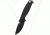 DPx Gear DPx HEST/F Triple Black 3.14in Blade Folding Knife,G10/Titanium Handle,Plain Edge DPHSF125