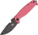 DPx Gear HEST/F Folder 2.0 Folding Knife, 3.125in, Standard Edge Blade, Pink G10 Handle DPXHSF111