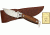 DPx Gear HEST II Woodsman Fixed Blade Knife, 3in, Sleipner Tool Steel Blade, Brazilian Santos Hardwood Handle DPXHSX006