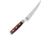 Dragon by Apogee Fillet Knife 6in Fixed Blade Knife, 10.5in Overall, 6in Satin Cts-Bd1 SS Blade, SS Bolster, Fda Approved Red Resin And Linen Canvas Micarta Handle, DRGF-FILE-0600