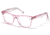 DSquared DQ5166 Eyeglass Frames - Shiny Pink Frame Color