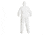 DuPont Tyvek IsoClean Hooded Coverall w/Attached PVC Soles Boots, White, Medium, Case of 25, IC105SWHMD00, Unit CS