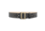 2-1/4" Hi-Gloss Leather Sam Brown 4 Row Stitch Duty Belt with Solid Brass Gold Buckle