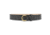 2-1/4" Plain Leather River Belt with Solid Brass Gold Buckle