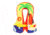 Body Glove Paddle Pals Splash Life Vest - Island 398E04B9, OS, Island, 22228-ISLE-OS