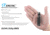 EAGTAC D25A RC Clicky Flashlight, XP-G2 R5 NW LED, 176lm,1xAA, Black, D25A-CLICKY-XPG2-NW