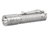 EAGTAC D3A TI Titanium Flashlight, XM-L2 U2 NW LED, 378lm, Silver, D3A-CLICKY-TI-XML2-NW