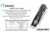EAGTAC DX3B Clicky MKII SST70 LB LED Flashlight, Black, 3100lm, DX3B Clicky MKII-SST70-CW